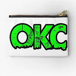 Oklahoma City Oklahoma Zipper Pouch