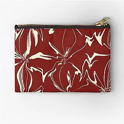 Norman Oklahoma Football Colors Design Zipper Pouch