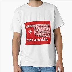 Oklahoma Map Classic T-Shirt