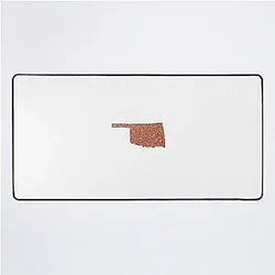 Crimson Oklahoma Desk Mat