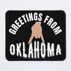 Greetings From Oklahoma University Mouse Pad