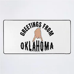 Greetings from Oklahoma University Desk Mat