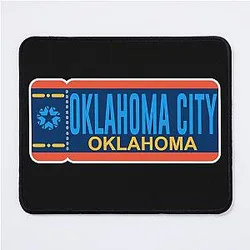 Oklahoma City Ticket and Mouse Pad
