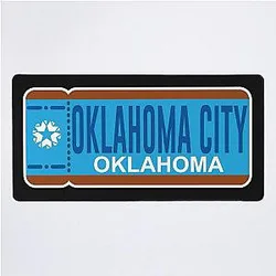 Oklahoma City Ticket Desk Mat