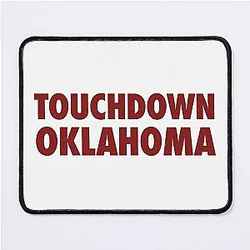 Touchdown Oklahoma Crimson Mouse Pad