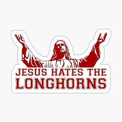 Funny Sooner Football, Oklahoma OU Football Sticker