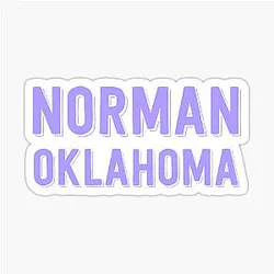 Norman Oklahoma Sticker