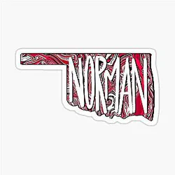 Norman Oklahoma sticker