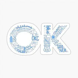 Oklahoma Outline Sticker