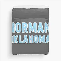 Norman Oklahoma Duvet Cover
