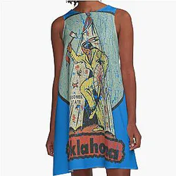 Oklahoma 39 Tribes A-Line Dress 1951