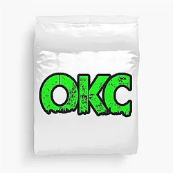 Oklahoma City Duvet Cover