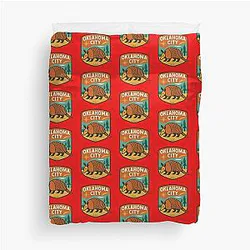 Oklahoma City Duvet Cover
