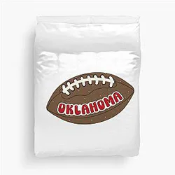 Oklahoma Football Duvet Cover
