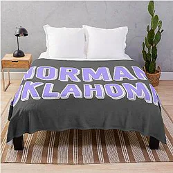 Norman Oklahoma Throw Blanket