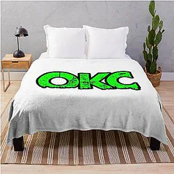 Oklahoma City Throw Blanket