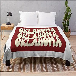 University of Oklahoma Throw Blanket