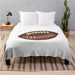 Oklahoma Football Throw Blanket