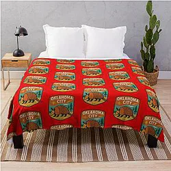 Oklahoma City Throw Blanket