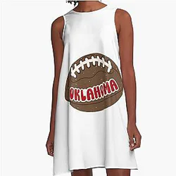 Oklahoma Football A Line Dress