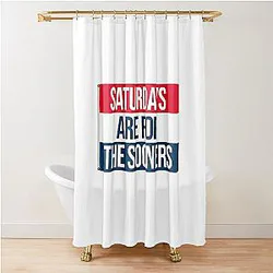 Saturdays are for Oklahoma Sooners Shower Curtain