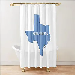 Oklahoma Texas Funny Shower Curtain