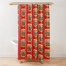 Oklahoma City Shower Curtain