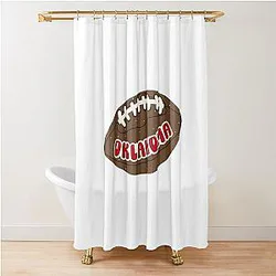 Oklahoma Football Shower Curtain