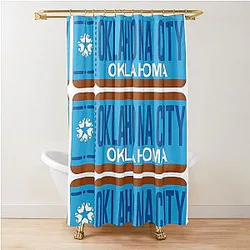 Oklahoma City Ticket Shower Curtain