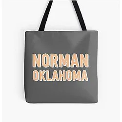 Norman Oklahoma All Over Print Tote Bag