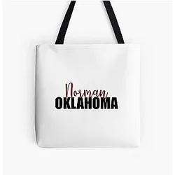 Norman Oklahoma All Over Print Tote Bag