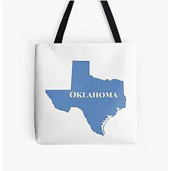 Oklahoma Texas Funny Shirt Tote Bag