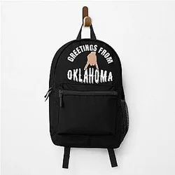 Greetings from Oklahoma Horns University Backpack