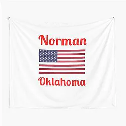 Norman Oklahoma Stylish Prints Tapestry
