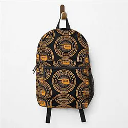 Oklahoma Sooner State Map Slogan Labor Omnia Vincit USA 1907 Backpack
