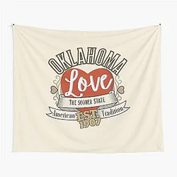 Oklahoma Love Tapestry