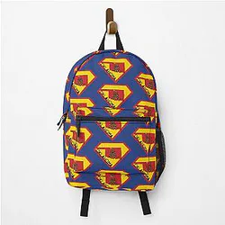 OKLAHOMAN SOONER SHIELD - Freedom Is The Superpower - Gadsden Snake Flag - Dont Tread On Me SUPERHERO OKLAHOMA spell out design Backpack