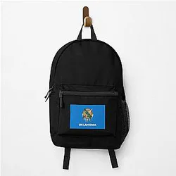 Baseball Oklahoma State Flag Backpack