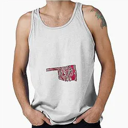 Crimson and Oklahoma Tank Top