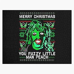 Merry Christmas You Fuzzy Little Man Crimp Pie Jigsaw Puzzle