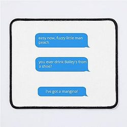 old funny sticker pack mouse pad