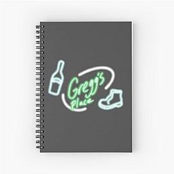 The Mighty Boosh Old Gregg's Place spiral notebook