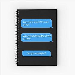 Old Gregg Funny Sticker Pack Spiral Notebook