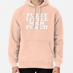Old Gregg Fuzzy Man Peach Hoodie