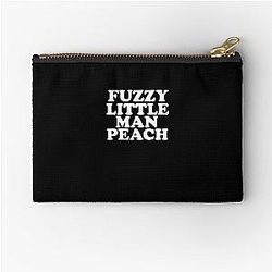 Old Gregg - Fuzzy Man Peach Zipper Pouch
