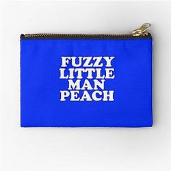 Old Gregg Fuzzy Man Peach Essential Zipper Pouch