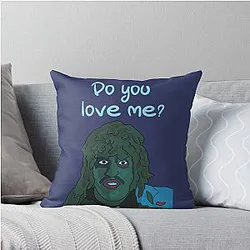 Do You Love Me? Old Greg Throw Pillow