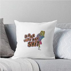 Done with that shit! Old Gregg Throw Pillow