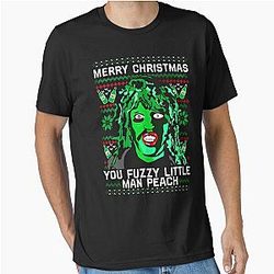 Merry Christmas You Fuzzy Little Man Mighty Boosh Crimp Pie Essential T-Shirt