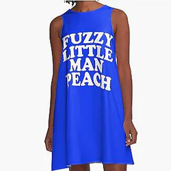Old Gregg - Fuzzy Little Peach Essential A-Line Dress